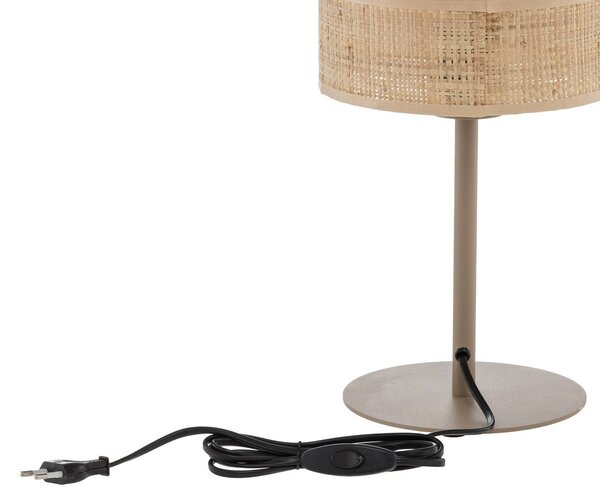 Lampa stołowa Calma TK Lighting, kremowy / amber, salon / jadalnia