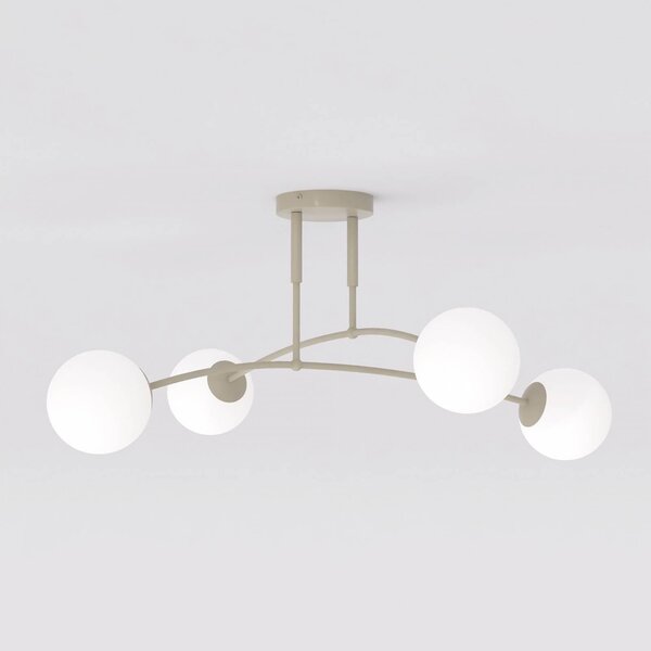 Lampa sufitowa Pregos EMIBIG LIGHTING, możliwość ściemniania, kremowy / amber, salon / jadalnia, metal, nowoczesny