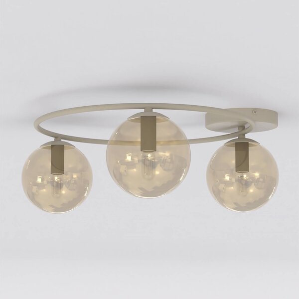 Lampa sufitowa Sopra EMIBIG LIGHTING, możliwość ściemniania, kremowy / amber, salon / jadalnia, szkło, nowoczesny