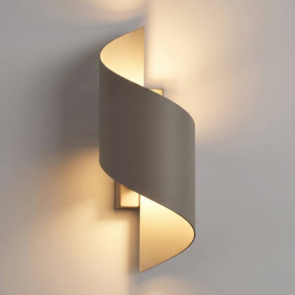 Kinkiet SPINER EMIBIG LIGHTING, możliwość ściemniania, kremowy / amber, salon / jadalnia, metal, nowoczesny