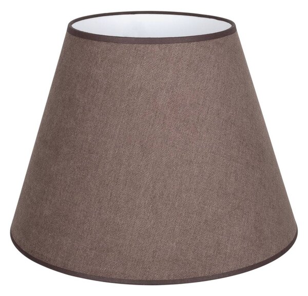 Klosz lampy „Cone”, brązowy, wysokość 30 cm, tkanina Cone Duolla, brązowy / rdzawy, tkanina / materiał / jedwab