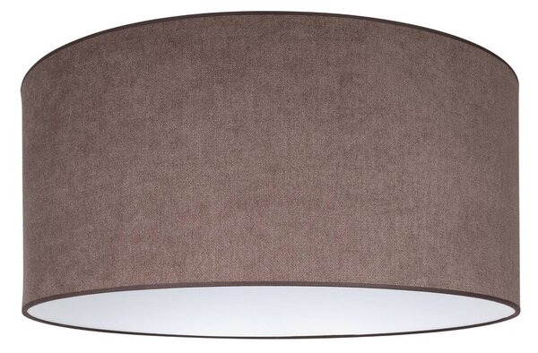 Klosz lampy „Roller”, brązowy, średnica 50 cm, wysokość 30 cm Roller Duolla, brązowy / rdzawy, tkanina / materiał / jedwab