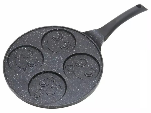 Aluminiowa patelnia do placuszków z minkami 26,5cm D1-E55