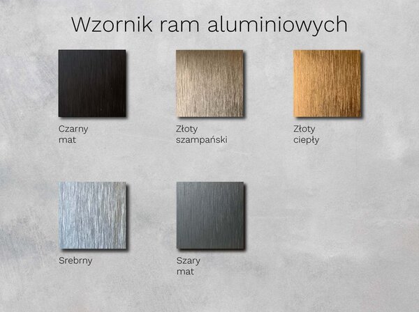 Lustro LED w ramie do łazienki C4