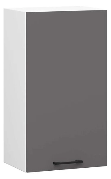 Szara minimalistyczna górna szafka kuchenna H8-E65
