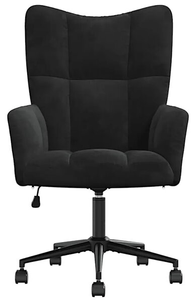 Fotel do biurka glamour czarny C7-A25