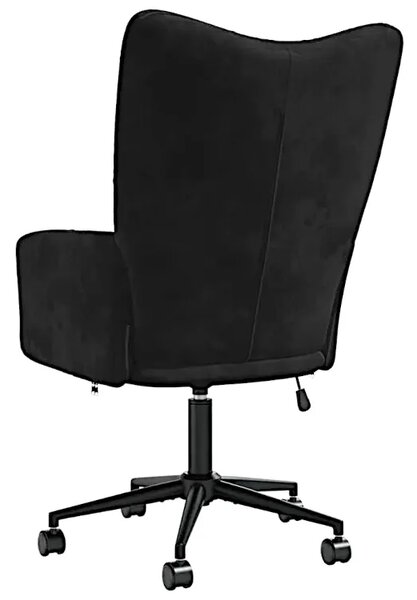 Fotel do biurka glamour czarny C7-A25