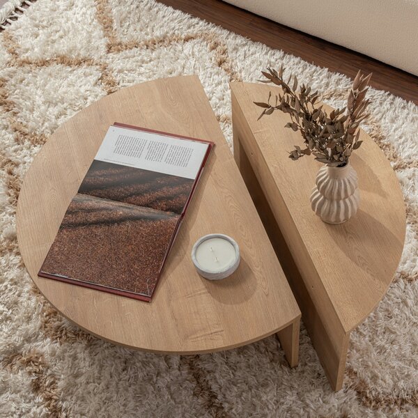 Stolik konferencyjny Orion Honey Oak