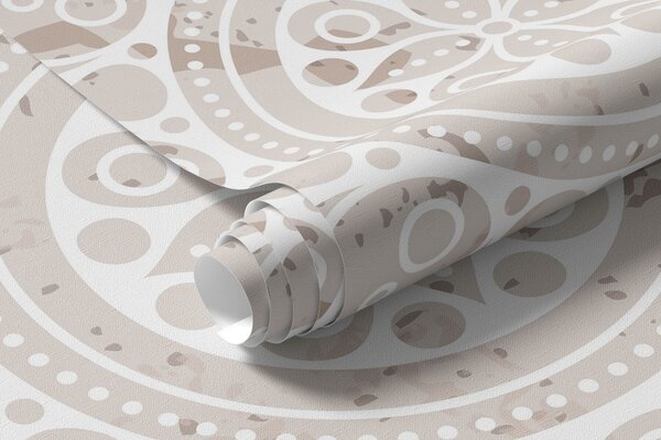 Fototapety Etniczna mandala w delikatnych odcieniach, Fototapety Wzory, w02693 : Uwalls.pl