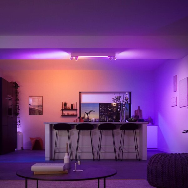 Reflektor sufitowy LED Philips Hue Centris, biały, 4-punktowy, RGB CCT