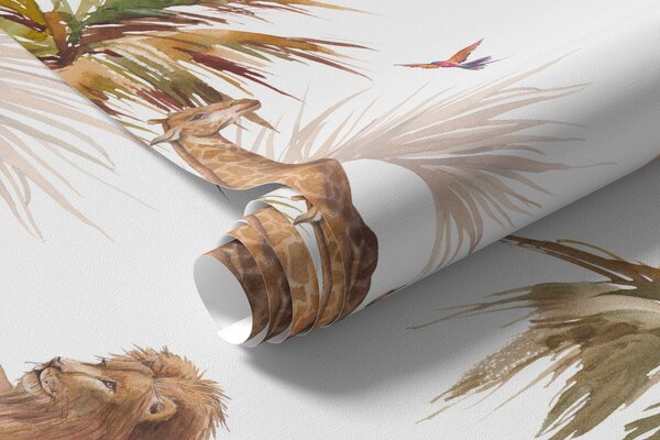 Fototapety Dzika przyroda pod tropikalnymi palmami, Fototapety Zwierzęta, u51895 : Uwalls.pl
