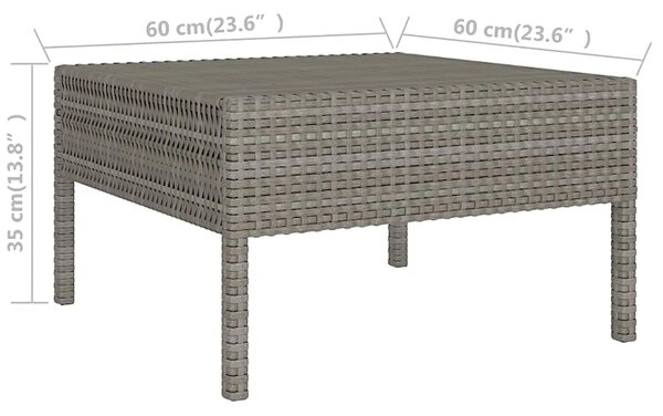 Zestaw wypoczynkowy z naturalnego rattanu S9-N63