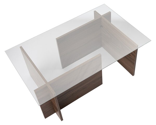 Stolik do odkładania Vetrino Walnut