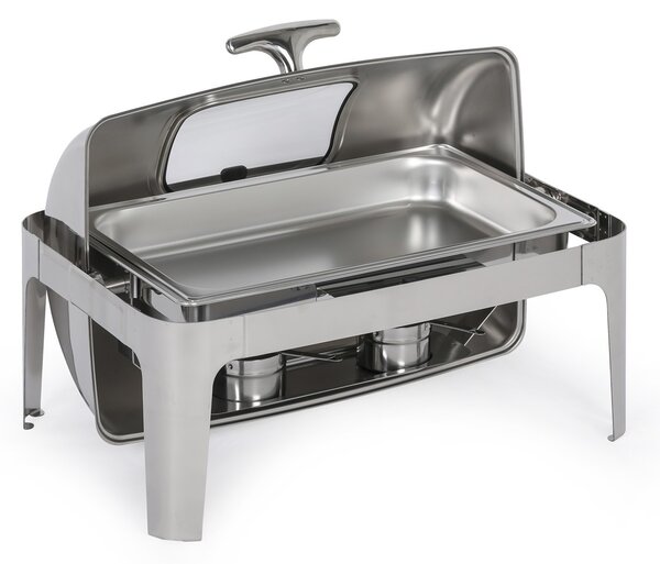 Brytfanna z pokrywą roll-top z okienkiem, 635 x 425 x 440 mm, 9 l