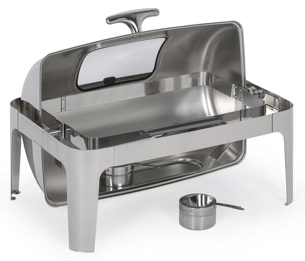 Brytfanna z pokrywą roll-top z okienkiem, 635 x 425 x 440 mm, 9 l