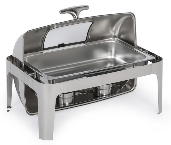 Brytfanna z pokrywą roll-top z okienkiem, 635 x 425 x 440 mm, 9 l