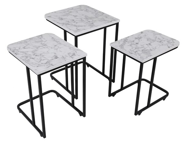 Stolik do odkładania Metal Zigon, 3 szt