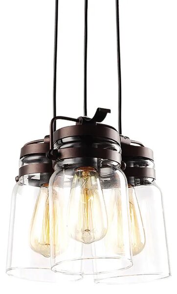 Regulowana lampa wisząca industrialna - 3X A781 K7-F47
