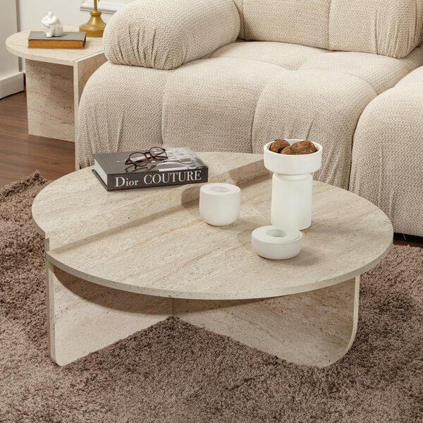 Stolik konferencyjny Orion Travertine