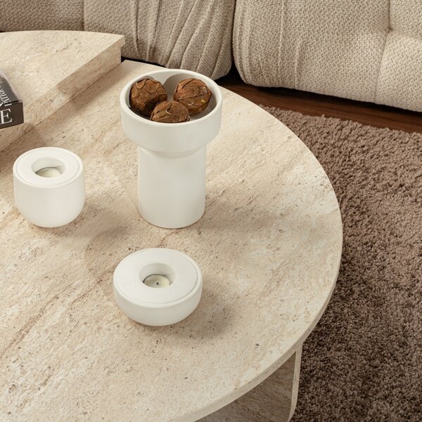 Stolik konferencyjny Orion Travertine