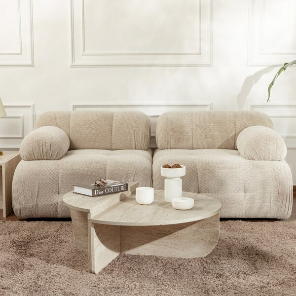 Stolik konferencyjny Orion Travertine