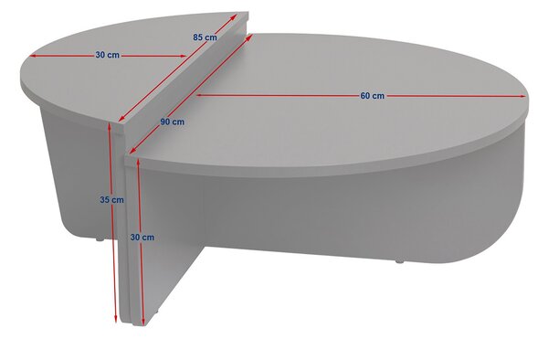Stolik konferencyjny Orion Travertine