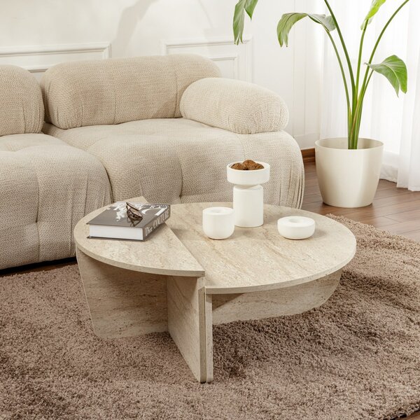 Stolik konferencyjny Orion Travertine