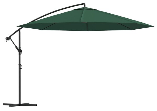 Zielony parasol do ogrodu na wysięgniku - Solace