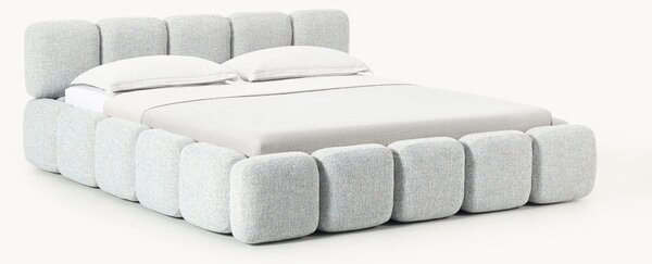 Łóżko tapicerowane Bouclé Tayla