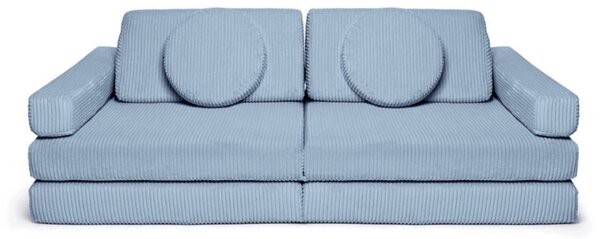 Modułowa sofa do pokoju dziecka plac zabaw Pure CORDUROY Sky Sugar