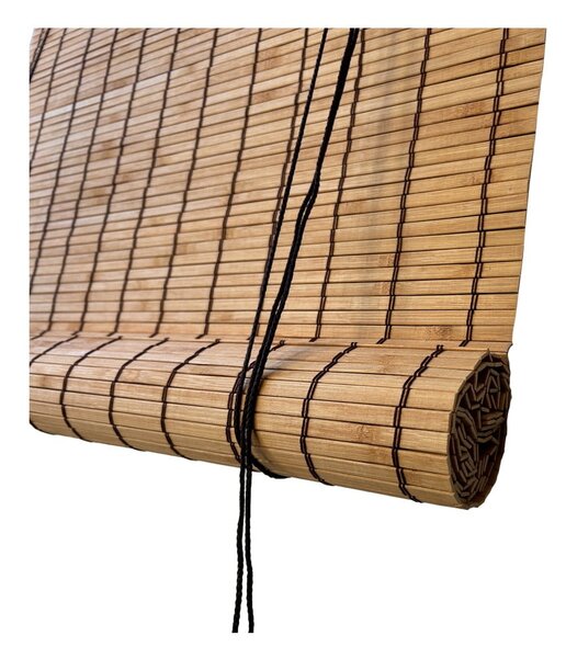 Bambusowa roleta w naturalnym kolorze 80x160 cm Zeva – Gardinia