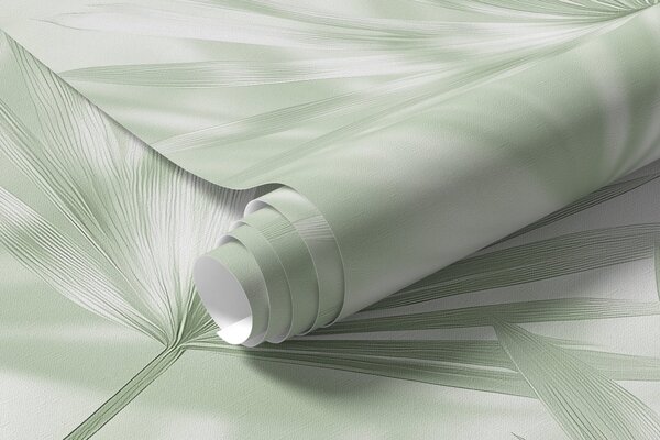 Fototapety Liście palmowe, kwiatowy wzór, minimalizm, tropikalne, zielone kolory, Fototapety Las, Fototapety Las tropikalny, w03152v2 : Uwalls.pl