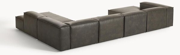 Sofa modułowa ze skóry z recyklingu Lennon