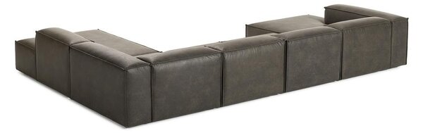 Sofa modułowa ze skóry z recyklingu Lennon