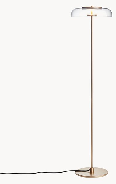 Lampa podłogowa LED ze szkła dmuchanego z funkcją przyciemniania Blossi