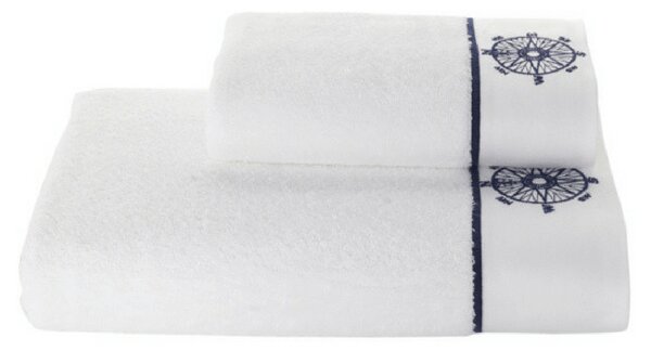 Podarunkowy zestaw ręczników MARINE LADY, 2 szt Biały
