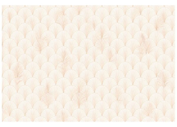 Tapeta beżowa geometria art déco