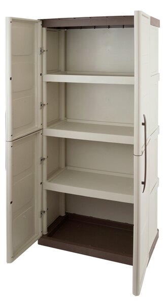 Szafa plastikowa S Line, 1650x700x390 mm, wysoka