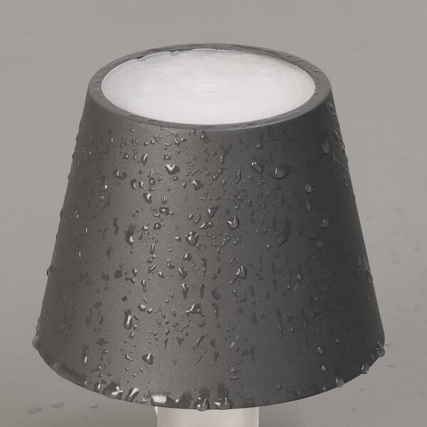 FH Lighting Lampa LED do butelek Fiocco, kolor piaskowy, CCT, IP54, ściemniany możliwość ściemniania, aluminiowy / szary / cynkowy, salon / jadalnia, metal, nowoczesny