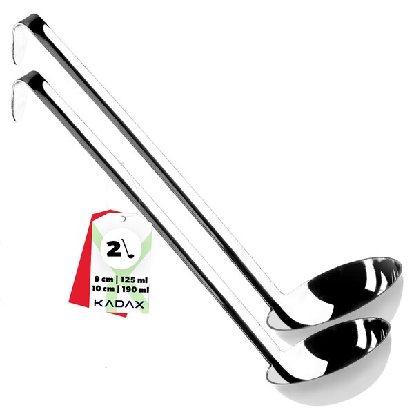 Zestaw nabierek nierdzewnych Kebal 125 ml + 190 ml, 2 szt