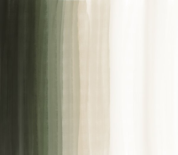 Fototapety Abstrakcyjny, minimalistyczny nadruk gradientowy z pionowymi pasami ciemnej zieleni, beżu i, Fototapety Abstrakcja, w08915 : Uwalls.pl