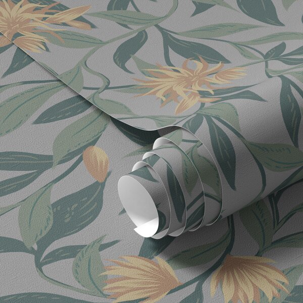 Tapety Zwisające gałęzie z żółtymi kwiatami, Tapety Shabby Chic, a00052 : Uwalls.pl