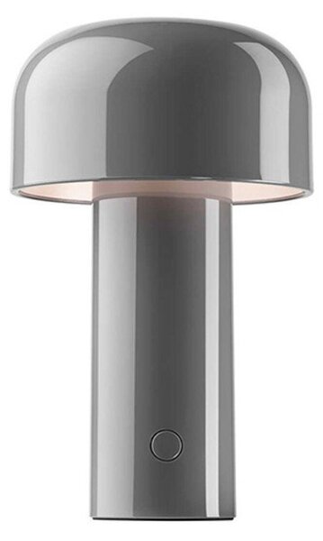 Lampa Stołowa FLOS, Bellhop, ściemnialny, szary, salon, tworzywo sztuczne, design