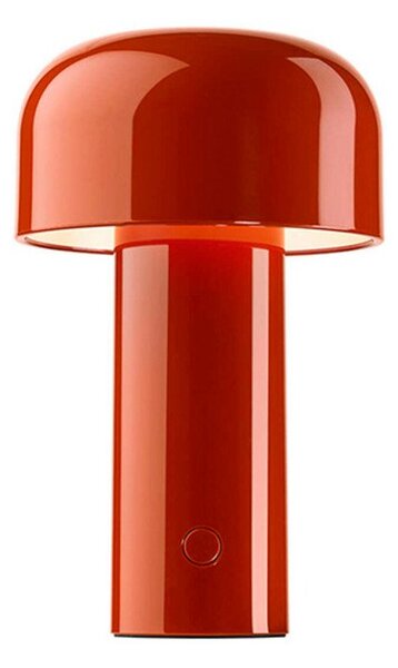 Lampa Stołowa FLOS, Bellhop, ściemnialny, czerwony, salon, tworzywo sztuczne, design