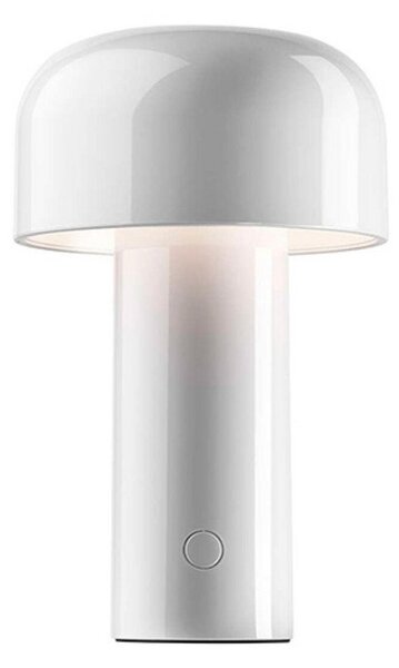 Lampa Stołowa FLOS, Bellhop, ściemnialny, biały, salon, tworzywo sztuczne, design
