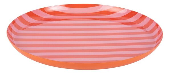 Pomarańczowy/jasnoróżowy żelazny talerz ø 30 cm Animado – PT LIVING