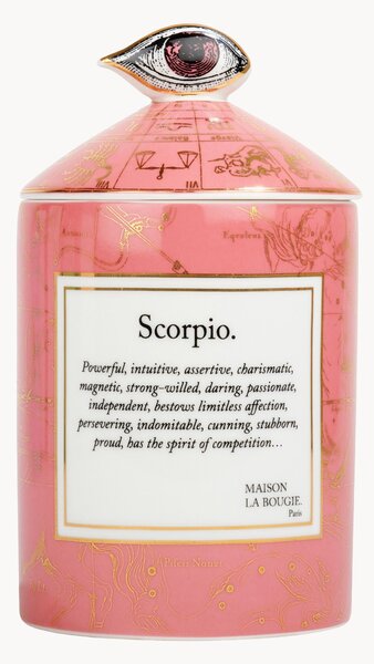 Ręcznie wykonana świeca zapachowa Scorpio (porzeczka & białe piżmo)