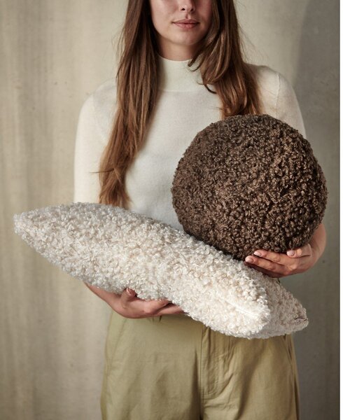 Pluszowa poduszka dekoracyjna ø 26 cm Teddy – Blomus