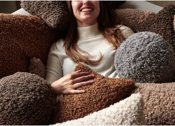 Pluszowa poduszka dekoracyjna ø 26 cm Teddy – Blomus