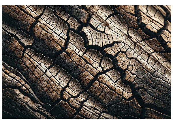 Tapeta naturalna tekstura drewna